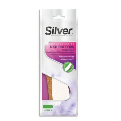 Лот: 24306033. Фото: 1. Стельки Silver, с натуральной... Стельки для обуви