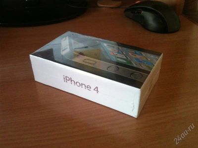 Лот: 2616412. Фото: 1. Iphone 4 black 16gb simfree Новый... Смартфоны