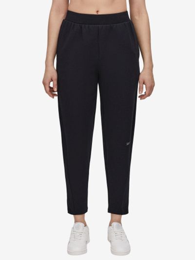 Лот: 23958507. Фото: 1. Брюки женские Reebok, Черный. Спортивные брюки, штаны