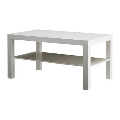 Лот: 8957562. Фото: 1. Стол журнальный "Лакк" белый ikea... Журнальные столики
