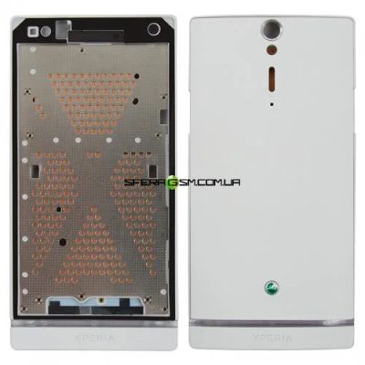 Лот: 4933095. Фото: 1. Корпус Sony LT26i Xperia S Белый... Корпуса, клавиатуры, кнопки