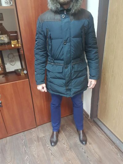 Лот: 10479907. Фото: 1. Пуховик Alessandro Manzoni мужской. Верхняя одежда