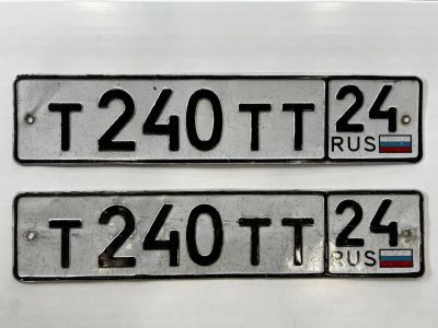 Лот: 25787457. Фото: 1. гос номер Т 240 ТТ 24. Госномера