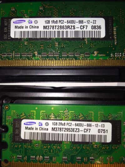 Лот: 10872546. Фото: 1. Оперативная память DDR2 1Гб Samsung... Оперативная память