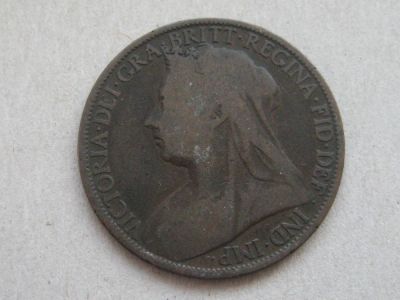 Лот: 4663429. Фото: 1. пенни 1896. Великобритания и острова