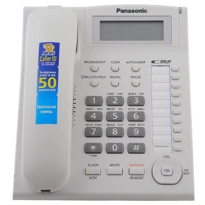 Лот: 16872125. Фото: 1. Телефон проводной Panasonic KX-TS2388RUW... Проводные телефоны