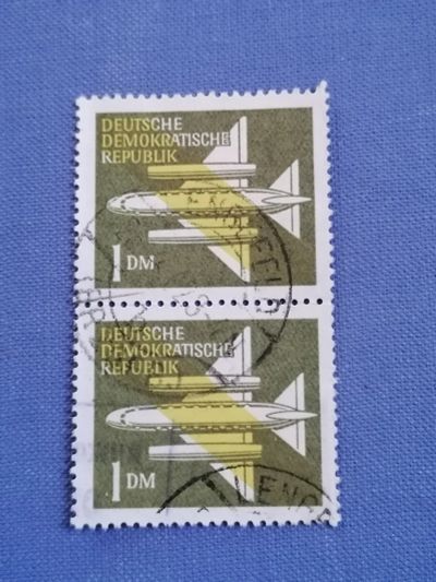 Лот: 23705151. Фото: 1. Авиапочта ГДР 1957 год. Марки