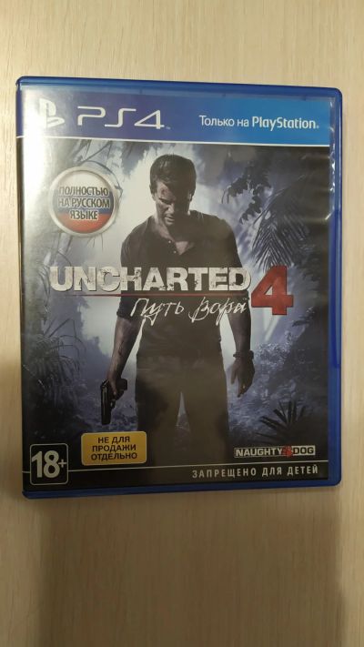 Лот: 17379791. Фото: 1. Uncharted 4 ps4. Игры для консолей