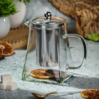 Лот: 24122423. Фото: 1. Чайник заварочный стекло, 0.75... Чайники, заварники, турки