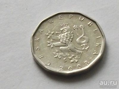 Лот: 16068698. Фото: 1. Монета 2 кроны две Чехия 2003... Европа