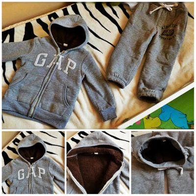 Лот: 4530988. Фото: 1. Костюм GAP на иск.меху. р.98.. Верхняя одежда