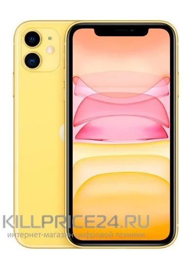Лот: 16419163. Фото: 1. Apple iPhone 11 128GB Yellow... Смартфоны