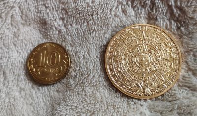 Лот: 18872873. Фото: 1. "Монета майя", "Монета ацтеков... Сувенирные