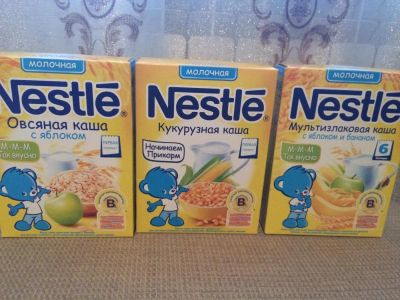 Лот: 6958885. Фото: 1. каша nestle. Детское питание