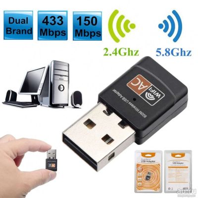 Лот: 13407740. Фото: 1. USB адаптер Wi-Fi Mini 600Mbps... WiFi, Bluetooth адаптеры