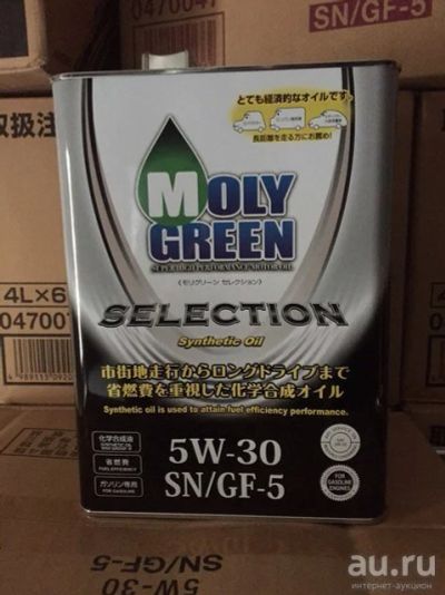 Лот: 7932191. Фото: 1. Moly Green Selection SN/GF-5 5W30... Масла, жидкости