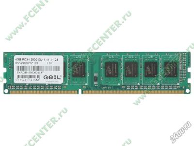 Лот: 5271118. Фото: 1. 8Gb (2x4Gb) DDR-III Geil 1600Mhz... Оперативная память