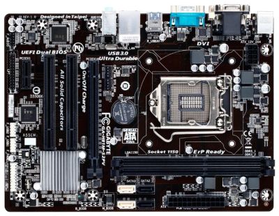 Лот: 8640479. Фото: 1. GigaByte GA-H81M-DS2. Материнские платы