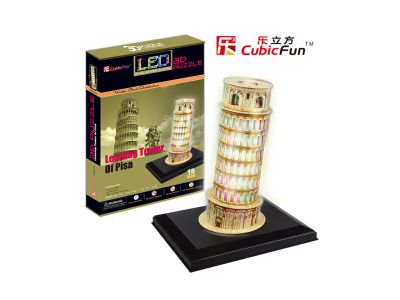 Лот: 4736651. Фото: 1. 3D LED Puzzle "Пизанская башня... Пазлы