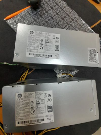 Лот: 24411155. Фото: 1. 2 блока питания HP одним лотом. Корпуса, блоки питания
