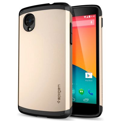 Лот: 3953245. Фото: 1. Чехол для LG Google Nexus 5 Spigen... Чехлы, бамперы