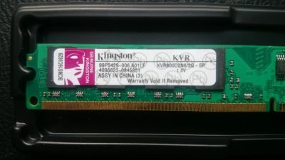 Лот: 10930322. Фото: 1. Оперативная память Kingston 2Gb... Оперативная память