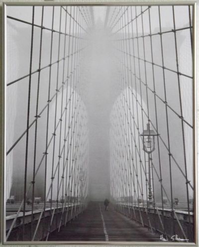 Лот: 2328785. Фото: 1. Постер черно - белый в алюм. раме... Другое (картины, панно)