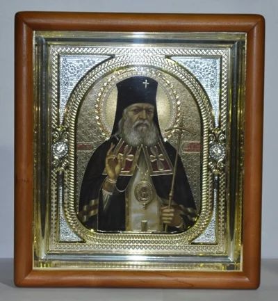 Лот: 3056721. Фото: 1. Икона Свт. Лука Крымский (Войно-Ясенецкий... Иконы