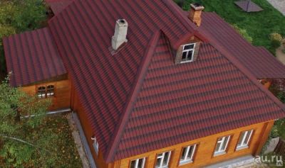 Лот: 17044566. Фото: 1. Ондулин Черепица (красный), м2. Кровельные материалы