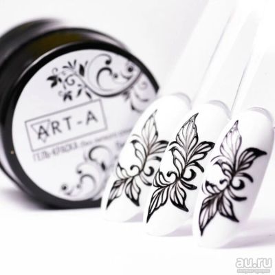 Лот: 16838426. Фото: 1. Гель-краска Art-A Без липкого... Лак для ногтей