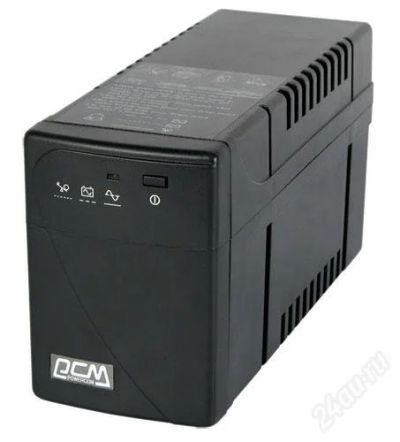 Лот: 1189087. Фото: 1. ИБП Powercom BNT-600A (новый... ИБП, аккумуляторы для ИБП