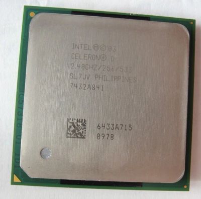 Лот: 5281634. Фото: 1. Процессор Intel Celeron D 2,4. Процессоры