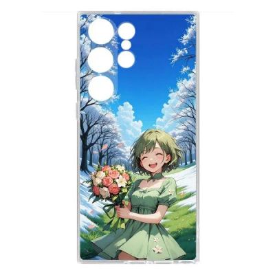Лот: 25134917. Фото: 1. Чехол Krutoff Clear Case "Аниме... Чехлы, бамперы