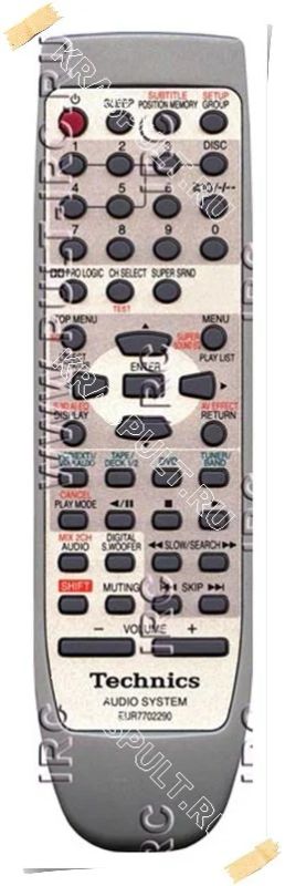 Лот: 16105453. Фото: 1. Пульт TECHNICS EUR7702290. Пульты ДУ