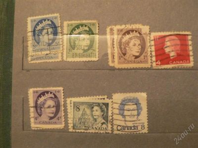 Лот: 766968. Фото: 1. Марки Личности Канада 7шт. Марки