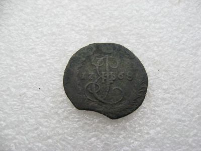 Лот: 5924687. Фото: 1. денга 1768. Россия до 1917 года