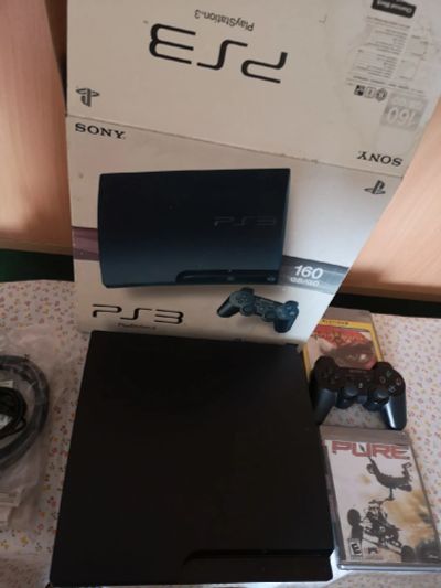 Лот: 17268598. Фото: 1. Playstation 3 Slim 160gb. Игры для консолей