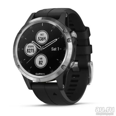 Лот: 13632392. Фото: 1. Garmin Fenix 5 Plus Серебристые... Оригинальные наручные часы