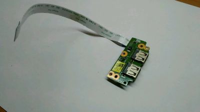 Лот: 11960027. Фото: 1. Плата USB для ноутбука Asus K750... Платы расширения, контроллеры, доп. порты