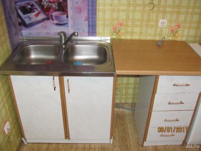 Лот: 8844714. Фото: 1. Кухонный гарнитур, мойка, смеситель. Кухонные гарнитуры