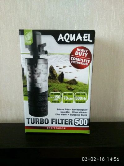 Лот: 10985022. Фото: 1. Фильтр внутренний Aquael Turbo... Оборудование