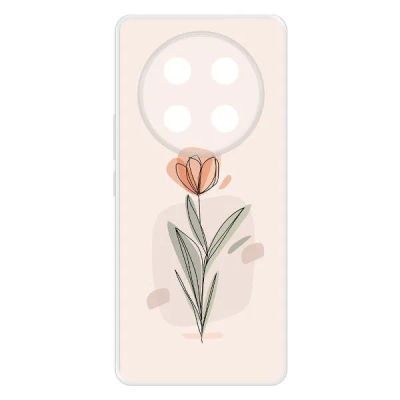 Лот: 25086750. Фото: 1. Чехол Krutoff Clear Case "Тюльпан... Чехлы, бамперы