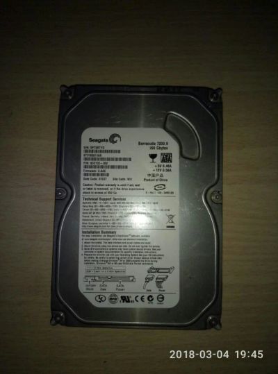 Лот: 11128168. Фото: 1. Жесткий диск Seagate 160GB 3.5. Жёсткие диски