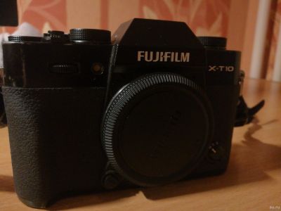 Лот: 14622365. Фото: 1. Фотоаппарат Fujifilm x-t10 + fujinon... Цифровые беззеркальные со сменной оптикой