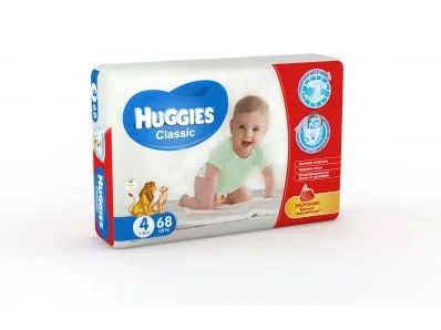 Лот: 8116198. Фото: 1. Подгузники Huggies Classic 4=5... Детская гигиена