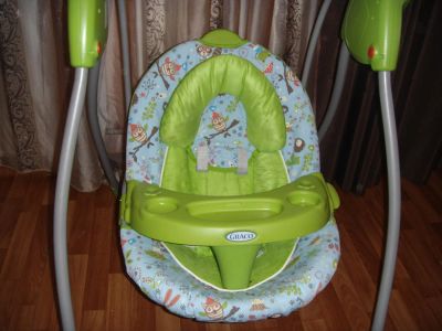 Лот: 4025137. Фото: 1. Электронные качели Graco Lovin... Ходунки, прыгунки, качели