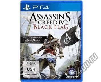 Лот: 4112279. Фото: 1. диск для PS 4 ассассин 4 black... Игры для консолей