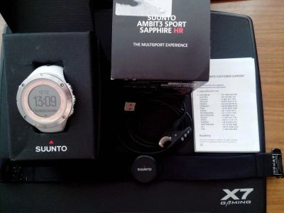 Лот: 8746408. Фото: 1. Suunto Ambit3 Sport Sapphire HR. Пульсометры, шагомеры, секундомеры