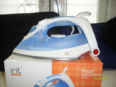 Лот: 715176. Фото: 1. Утюг электрический IR-2055. Утюги, парогенераторы, отпариватели