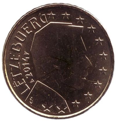 Лот: 11619401. Фото: 1. Люксембург 50 евроцентов 2014... Европа